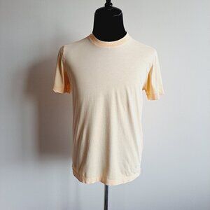 New FRADI Light Orange Basic T-shirt Comfort Cotton Size S